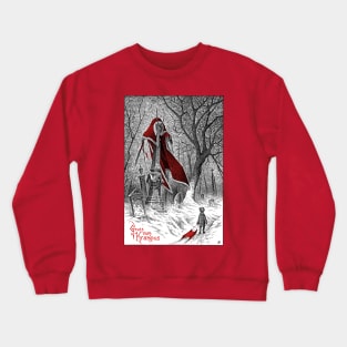 Meeting the Krampus Crewneck Sweatshirt